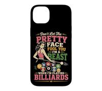 Billiards Pool Player Ball Girl Don't Let The Pretty Face Case for iPhone 14 Plus