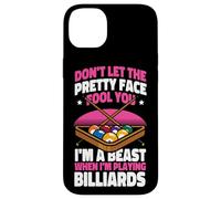 Billiards Pool Player Ball Girl Don't Let The Pretty Face Case for iPhone 14 Plus