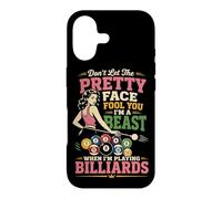 Billiards Pool Player Ball Girl Don't Let The Pretty Face Case for iPhone 17