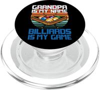 Billiards Pool Player Ball Grandpa Retired Grandpa Is My PopSockets PopGrip for MagSafe