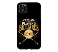 Billiards Pool Player Ball I'd Rather Be Playing Billiards Case for iPhone 11 Pro Max