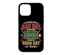 Billiards Pool Player Ball I'd Rather Have A Bad Day Playing Case for iPhone 12 mini
