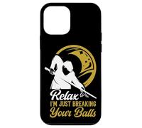 Billiards Pool Player Ball Pun Relax I'm Just Breaking Your Case for iPhone 12 mini