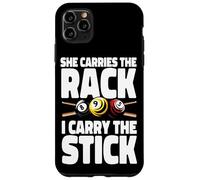 Billiards Pool Player Ball Pun She Carries The Rack I Hold Case for iPhone 11 Pro Max