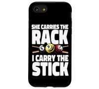 Billiards Pool Player Ball Pun She Carries The Rack I Hold Case for iPhone SE (2020) / 7/8