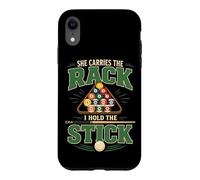 Billiards Pool Player Ball Pun She Carries The Rack I Hold Case for iPhone XR