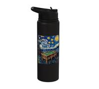 Billiards Pool Table Art Sky Stainless Steel Insulated Water Bottle
