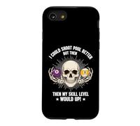 Billiards Skull Pool Snooker Billiard Ball Table Nine-Ball Case for iPhone SE (2020) / 7/8