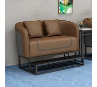 Billiards Sofa with Integrated Side Table - Upholstered High-End Sofa Set for Pool Halls and Watching Competitions