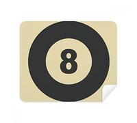 Billiards Sport Simple Geometry Pattern Phone Screen Cleaner Glasses Cleaning Cloth 2pcs Suede Fabric
