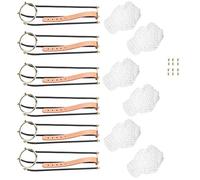 Billiards Table Empire Rail Solid Sturdy Durable Replacement Rails with Net Pockets Set for Snooker Pool Table Stainless Steel 6pcs 12.6inch