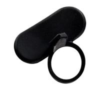 Billiards Training Bracelet, Compact Silicone Training Equipment, Action Target Loop, Flexible Billiard Trainer Accessories, for Straight Cue Practice Tool, Sturdy, Black Red