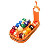 Billiards Training Rack, Precision Pool Ball Rack, 3D Printed Ball Placement Trainer for Pool & Snooker, Fixed Cue Ball Positioner for Practice Pool Table Accessories orange