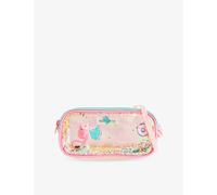 Billie Blush Billie Blush Kids' Flamingo-Print Sequin-Embellished Case Pink Pale 1 Size