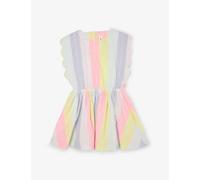 Billie Blush Billie Blush Striped Sleeveless Stretch-Cotton Blend Dress 3-12 Years Multicoloured 3 Years