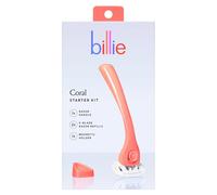 Billie Coral Starter Kit 1x Razor Handle + 2x 5-blade razor and 1x magnetic holder