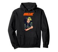 Billie Eilish Anime Cartoon Music Singer Print Pullover Hoodie