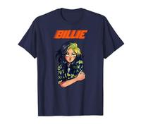 Billie Eilish Anime Cartoon Music Singer Print T-Shirt