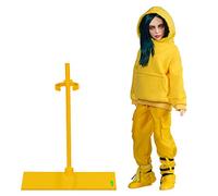 Billie Eilish Bandai 10.5" Collectible Figure Bad Guy Doll Toy with Music Video Inspired Clothes and Set Backdrop