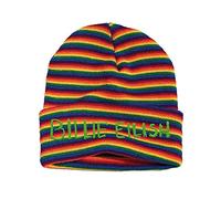 Billie Eilish Beanie Hat Stripes Logo Official Unisex One Size