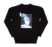 Billie Eilish Blue Hat Photo Sweatshirt in Black | Size: Large Billie Eilish Black L