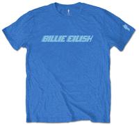 Billie Eilish Blue Racer Logo Blue T-Shirt OFFICIAL