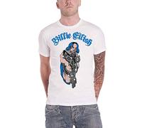 Billie Eilish BOWTSP01LW01 T-Shirt, White, Medium