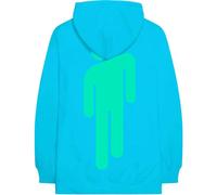 Billie Eilish Hoodie Logo and Blohsh Official Neon Blue Pullover XL