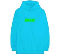 Billie Eilish Hoodie Thermal Photo Official Unisex Neon Blue Pullover M