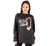 Billie Eilish T-Shirt Neon Logo – Official Unisex Long Sleeve Charcoal Grey M