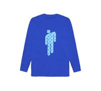 Manonman Long Sleeve T Shirt Billie Eilish Blue XXL
