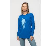Billie Eilish Manonman Long Sleeve T-Shirt in Blue | Size: Large Billie Eilish Blue L