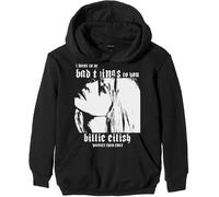 Billie Eilish Men's Bad Things Hoodie in Black | Size: 2XL Billie Eilish Black 2XL