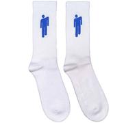 Billie Eilish Men's Blohsh Logo Terrycloth Ankle Socks in White | Size: 4-7 Billie Eilish White 4-7
