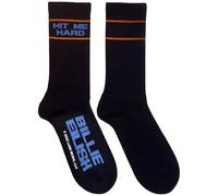 Billie Eilish Men's Hit Me Hard & Soft Terrycloth Ankle Socks in Black | Size: 7-11 Billie Eilish Black 7-11