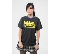 Billie Eilish Green Logo Ringer Unisex Charcoal T-Shirt S