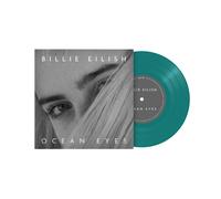 BILLIE EILISH | Ocean Eyes | Translucent Turquoise 7" Etched Vinyl Single 45 RPM