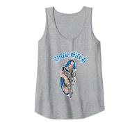 Billie Eilish Official Bling Tank Top, Women, Heather Grey, Medium