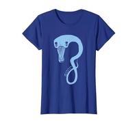 Billie Eilish Official Monster Blue T-Shirt, Women, Royal Blue, Medium