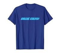 Billie Eilish Official Racer Logo Blue T-Shirt