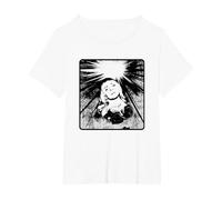 Billie Eilish Official Star Photo White T-Shirt, Women's Plus, White, 1X