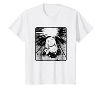 Billie Eilish Official Star Photo White T-Shirt, Youth, White, Large