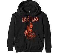Billie Eilish Pullover Hoodie: Spooky Logo - XX-Large - Black - Unisex