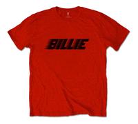 Racer And Blohsh Logo T Shirt Billie Eilish Red S