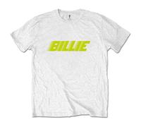 Billie Eilish Racer Logo T-Shirt in White | Size: XL Billie Eilish White XL