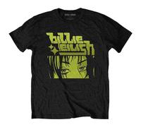 Billie Eilish T Shirt Anime Logo Official Unisex Black L
