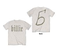 Billie 5 T Shirt Billie Eilish White L