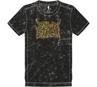 Billie Eilish T Shirt Graffiti Logo Official Unisex Black Snow Wash XL