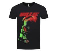 (M) Billie Eilish T Shirt Hands and Face Logo new Official Mens Black