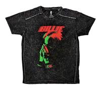 Billie Eilish Unisex T-Shirt: Hands Face (Wash Collection) (Medium)